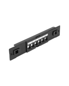 Delock Patchpanel 10″ Keystone 6-Port 10 Rack