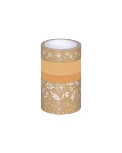 Heyda Washi Tape Natur Blätter Orange