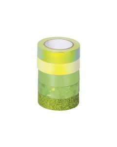 Heyda Washi Tape Effekt Mix Basic Grün