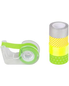 Heyda Washi Tape Neon Akzente Grün