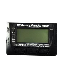 G.T. Power Akkutester 8S Battery Capacity Meter mit Servotester