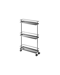 Yamazaki Servierwagen Tower Metall, Schwarz