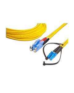 Lightwin LWL-Patchkabel Singlemode, LSH – LC, OS2, Duplex, 5 m