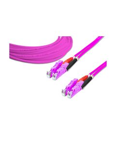 Lightwin LWL-Patchkabel Multimode LSH – LSH, OM4, Duplex, 1 m
