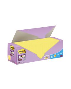 Post-it Notizzettel Z-Notes Super Sticky Gelb 7.6 cm x 7.6 cm