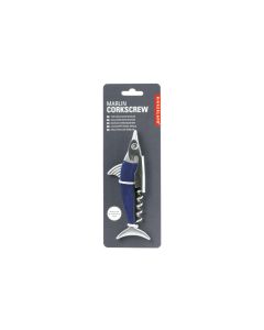 Kikkerland Flaschenöffner Marlin Dunkelblau/Silber