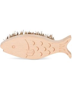 Kikkerland Gemüsebürste Fisch Hellbraun
