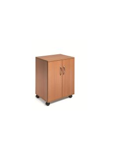 DURABLE Multifunktionswagen 74/53 2 Türen, 2 Böden, Braun