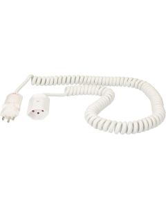 Max Hauri Verlängerungskabel 3.5 m T13 - T12 ClipClap, Weiss