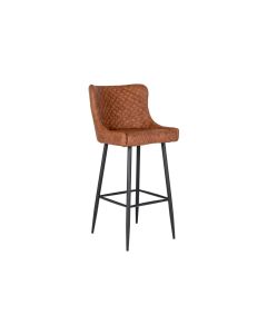 House Nordic Barhocker Dallas 1 Stück, 105 x 56 cm, Braun/Schwarz