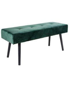 House Nordic Sitzbank Skiby 100 x 44 cm, Grün/Schwarz