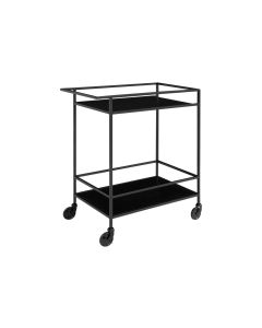 House Nordic Servierwagen Vita 79 x 68 cm, Schwarz