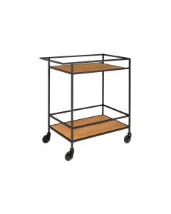 House Nordic Bartrolley Vita 79 x 68 cm, Nature/Schwarz