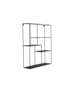 House Nordic Wandregal Mons 50 x 40.5 cm, Schwarz