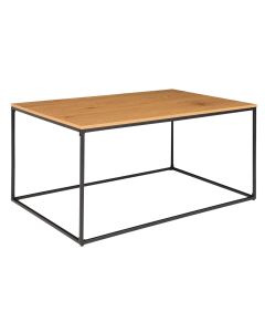 House Nordic Couchtisch Vita 90 x 60 cm, Nature/Schwarz