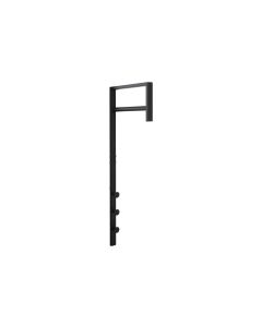 House Nordic Wandgarderobe Trento 30 x 82 cm, Schwarz