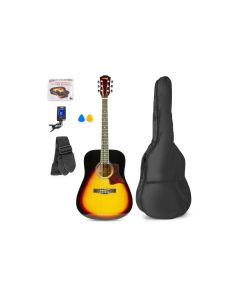 MAX Westerngitarre SoloJam Set – Sunburst