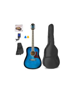 MAX Westerngitarre SoloJam Set Blau