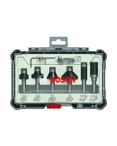 Bosch Professional Fräserset 8-mm-Schaft 6-teilig