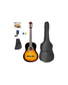 MAX Konzertgitarre SoloArt Set Sunburst