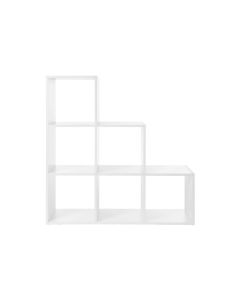 VASAGLE Regal mit 6 Fächern 97.5 x 97.5 cm, Weiss