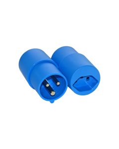 Elektromaterial Adapter CEE 16 - CH T23, blau 6 h LNPE 250 V 16 A