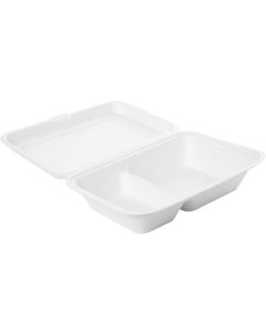 BioPak Menübox 2-Teilung 770 ml, 50 Stück