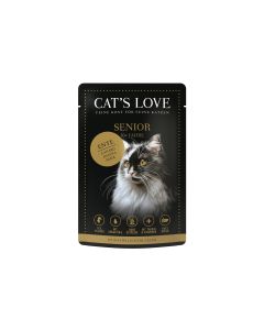 Cat's Love Nassfutter Senior Ente, 85 g