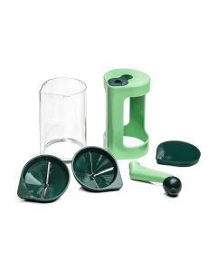 Genius Spiralschneider Nicer Dicer Super Julietti 6-teilig, Grün