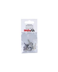 HobbyFun Streudeko Kreuz 6 Stück