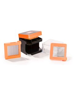 Genius Zwiebelschneider Nicer Dicer Spicy 4-teilig, Orange