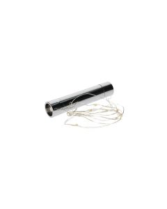 Dameco LED Lichterkette Angel Hair Flaschenverschluss 0.5 m, Silber
