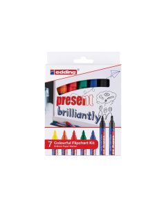 edding Flipchart-Marker 30/33 E7 7 Stück