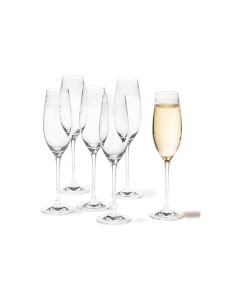 Leonardo Sektglas Chateau 200 ml, 6 Stück, Transparent 