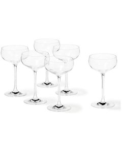 Leonardo Sektglas Cheers 315 ml, 6 Stück, Transparent 