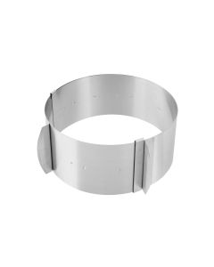 Zenker Backrahmen Silber, Rund
