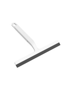 MSV Duschabzieher ausziehbar 24 bis 30 cm, Schwarz/Weiss