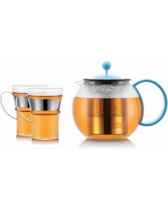 Bodum Teebereiter Assam 1 l, Blau
