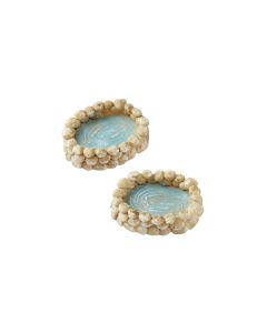 HobbyFun Mini-Utensilien Gartenteich 2.5 cm, 2 Stück