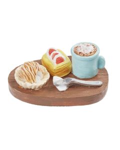 HobbyFun Mini-Utensilien Frühstücks-Brett 4.5 cm