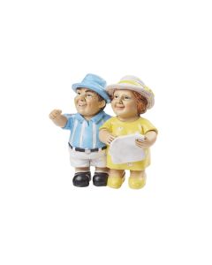 HobbyFun Mini-Figur Urlauberpaar 7 x 6 cm