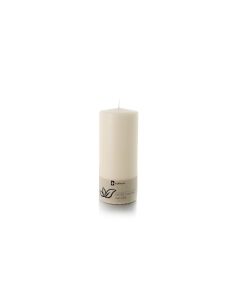 balthasar Zylinderkerze Swiss Natural Candle 15 x 6 cm Alt Weiss