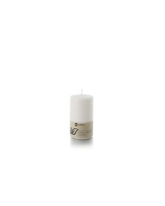 balthasar Zylinderkerze Swiss Natural Candle 12 x 6 cm Weiss