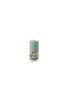 balthasar Zylinderkerze Swiss Natural Candle 12 x 6 cm Türkis