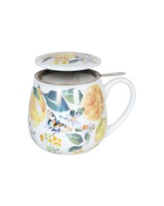 Könitz Teetasse Fruity Tea Lemon 420 ml , 1 Stück, Mehrfarbig