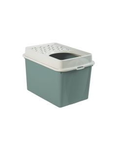 Rotho Katzentoilette Berty Eco, Grün – Sand