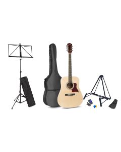 MAX Westerngitarre SoloJam Kit Natur