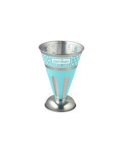 Zenker Messbecher 2.475 dl, Hellblau/Silber