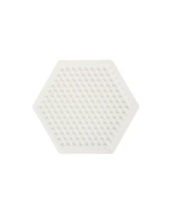Creativ Company Bügelperlen Platten Nabbi Sechseck Weiss