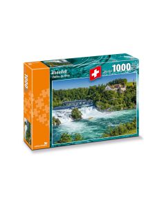 Carta.Media Puzzle Rheinfall mit Schloss Laufen